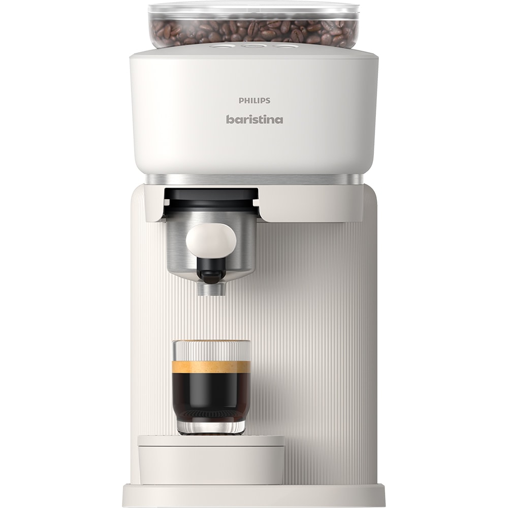 Espressor manual PHILIPS Baristina BAR300/00, 1.2l, 1550W, 16 bar, alb