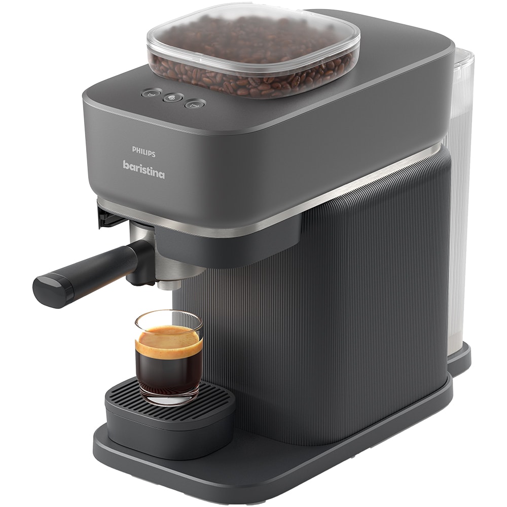 Espressor manual PHILIPS Baristina BAR300/60, 1.2l, 1550W, 16 bar, negru