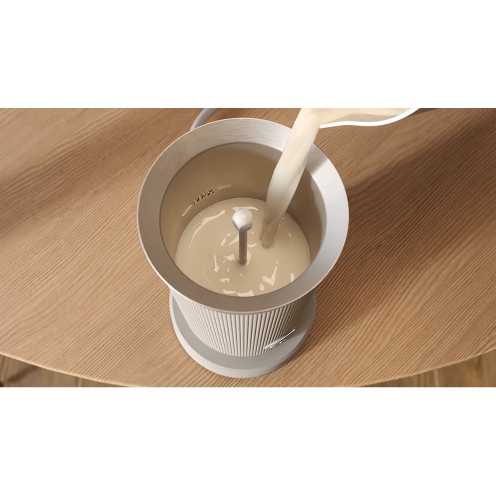 Aparat de spumare lapte PHILIPS Baristina BAR311/00, 0.12l, alb