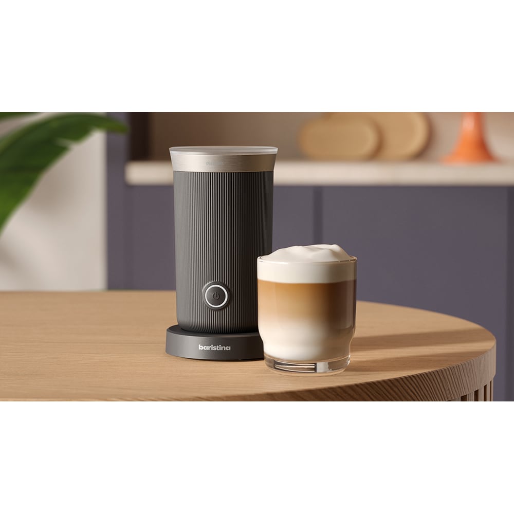 Aparat de spumare lapte PHILIPS Baristina BAR311/00, 0.12l, negru