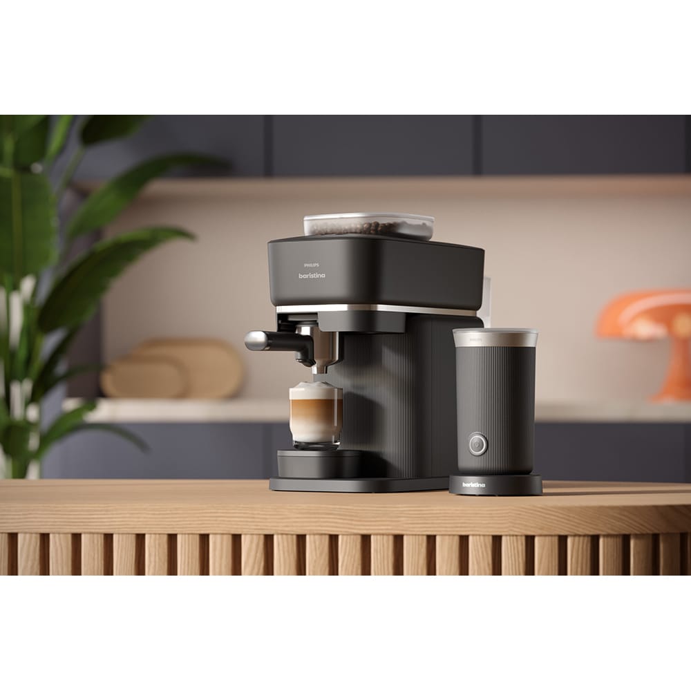 Aparat de spumare lapte PHILIPS Baristina BAR311/00, 0.12l, negru
