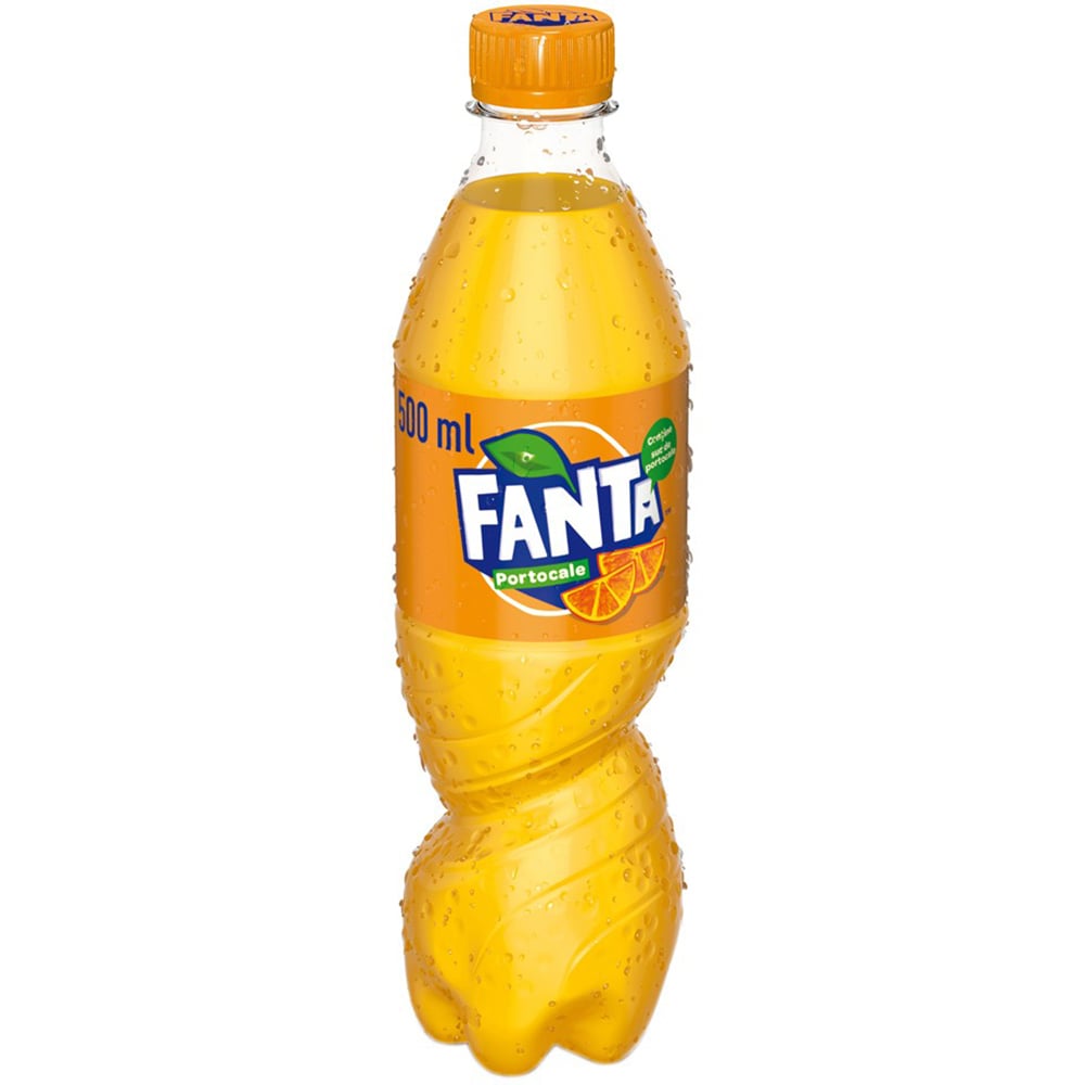 Bautura racoritoare carbogazoasa FANTA Orange bax 0.5L x 12 sticle