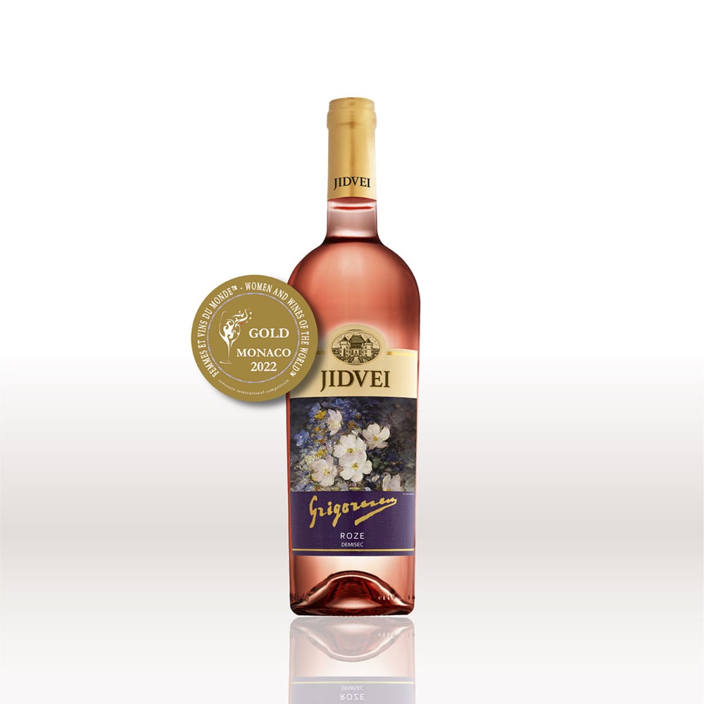 Vin rose demisec Jidvei Grigorescu Rose 2021, 0.75L, bax 6 sticle