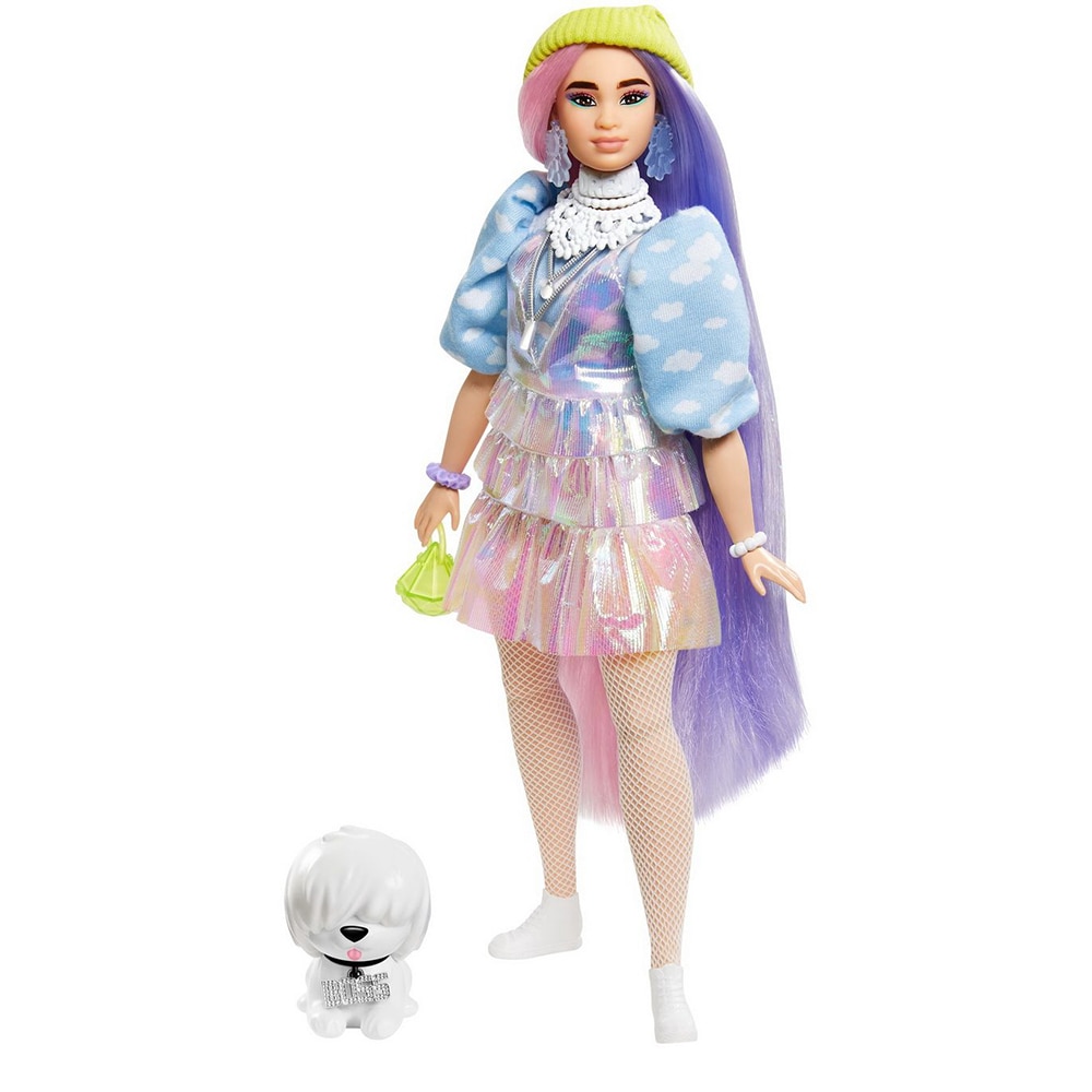Papusa BARBIE Extra Beanie MTGVR05, 3 ani+, multicolor