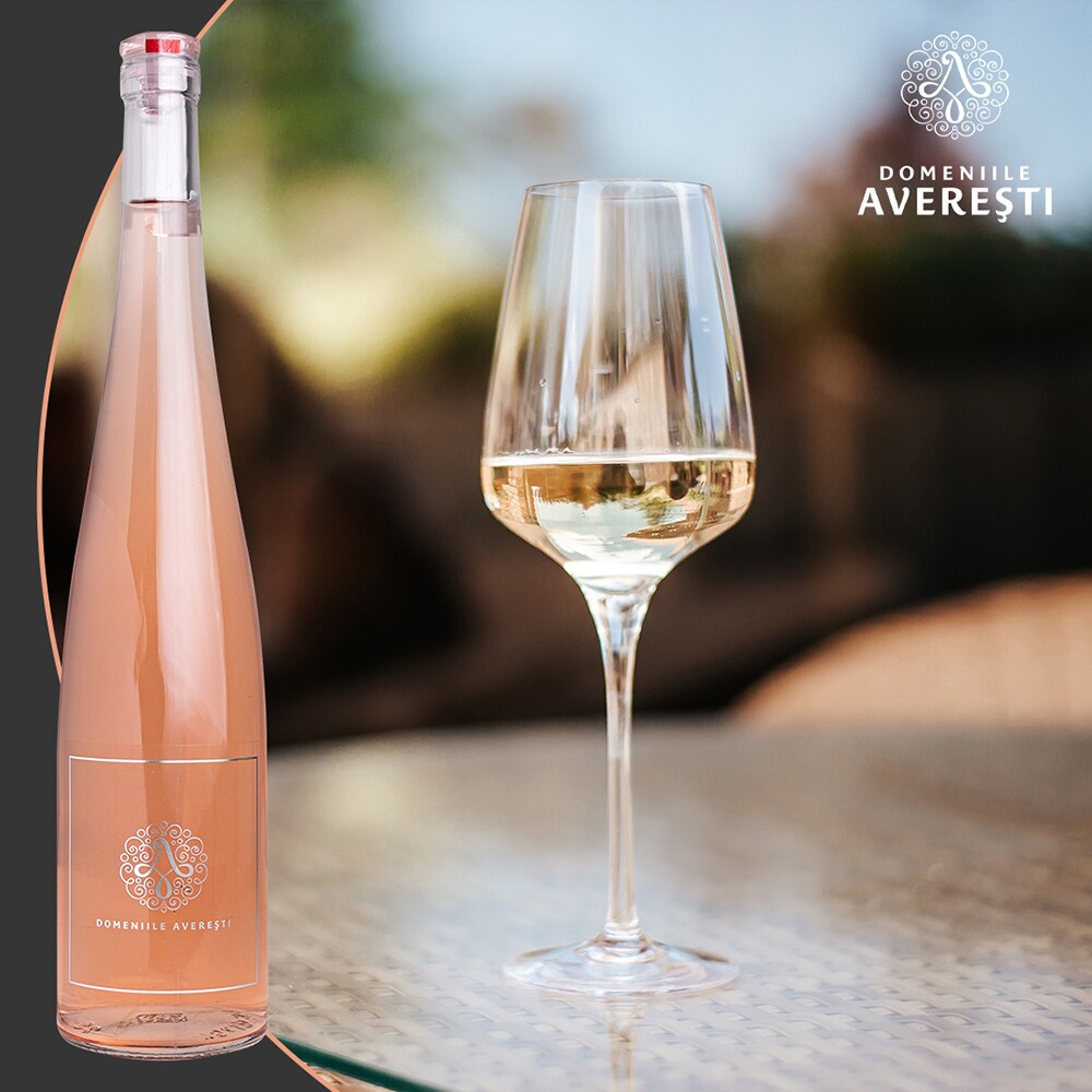 Vin rose sec Busuioaca de Domeniile Averesti Diamond, 0.75L