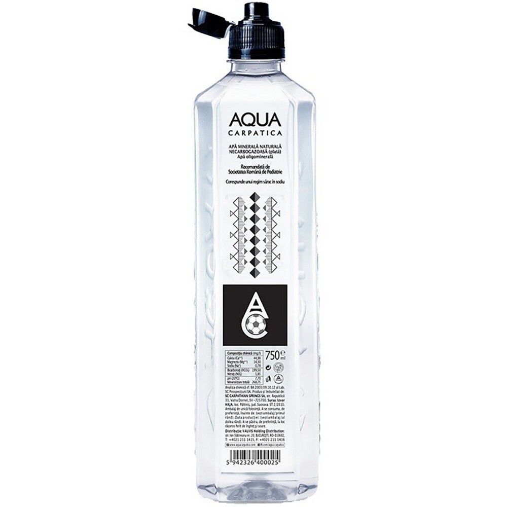 Apa plata sport AQUA CARPATICA bax 0.75L x 12 sticle