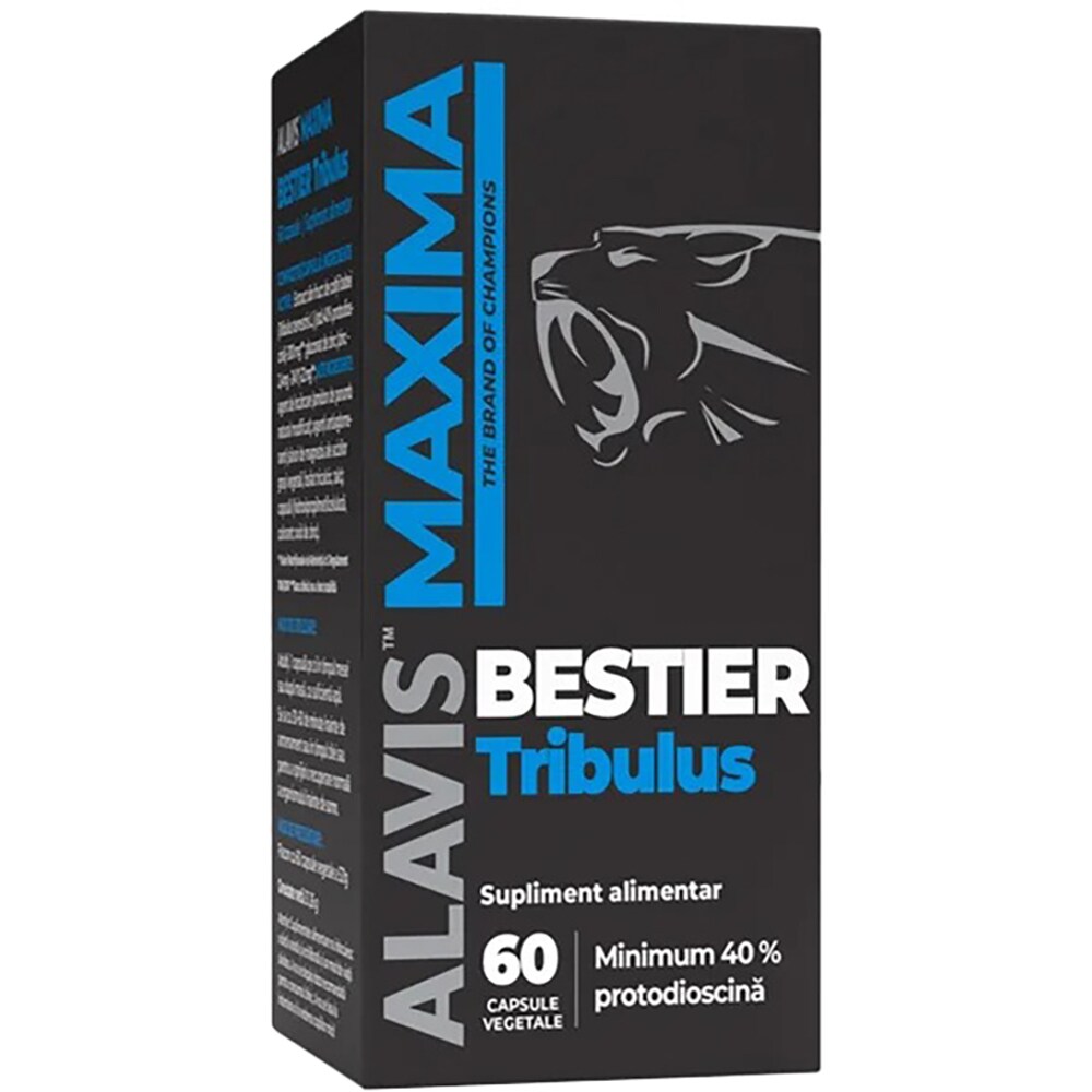 Supliment alimentar Bestier Tribulus Alavis Maxima, 60 capsule vegetale, GOOD DAYS THERAPY