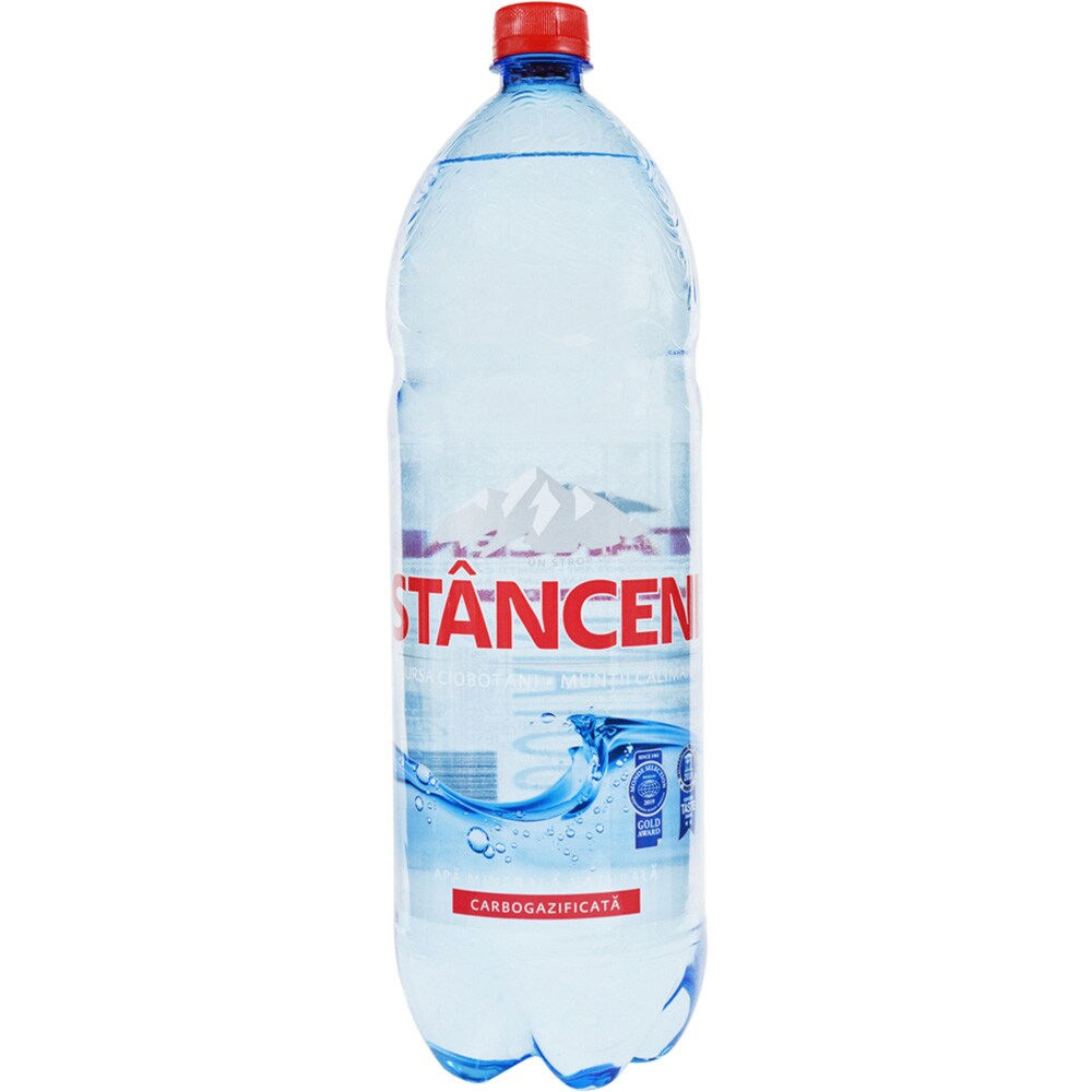 Apa minerala STANCENI carbogazificata bax 2L x 6 sticle