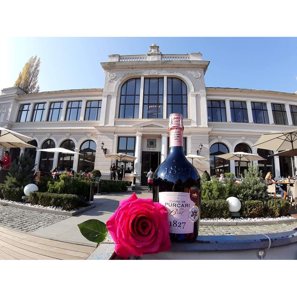 Vin spumant rose Purcari Winery Cuvee de Purcari Brut, 0.75L
