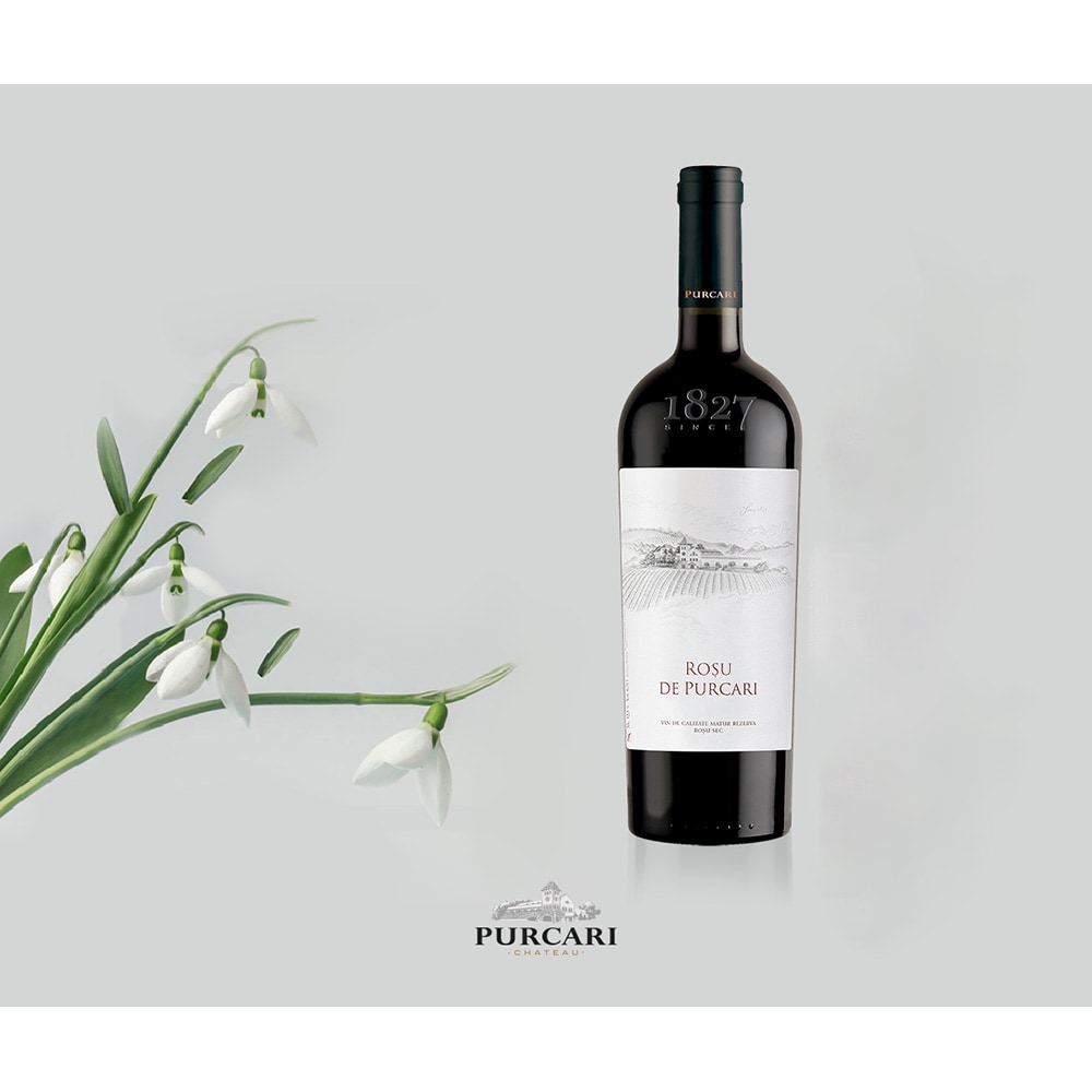 Vin rosu sec Purcari Winery Rosu de Purcari 2018, 0.75L