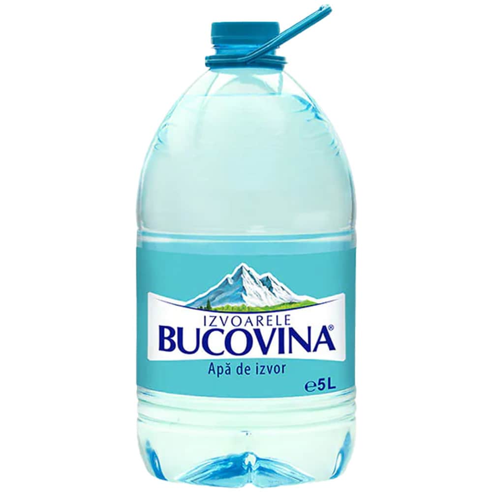 Apa plata de izvor BUCOVINA bax 5L x 2 sticle