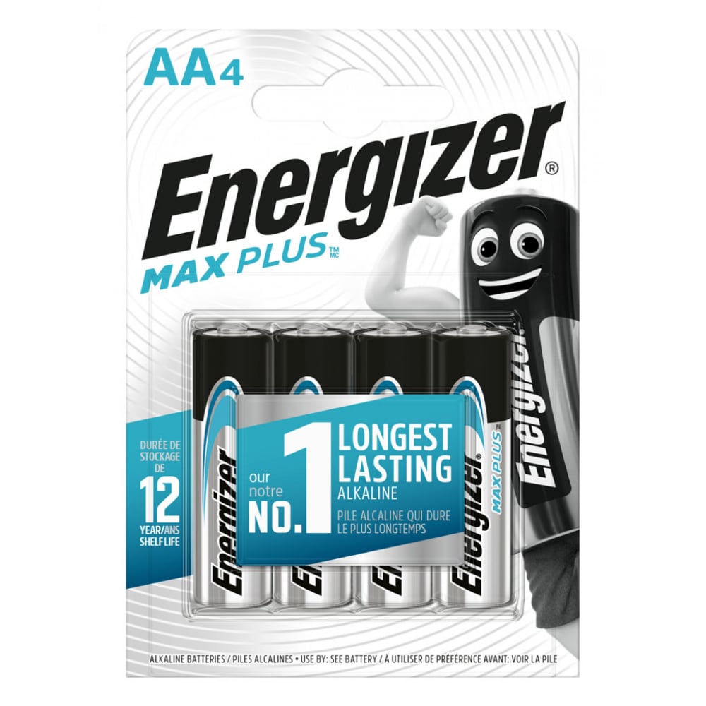 Baterii alcaline ENERGIZER AA, 1.5V, 4 bucati