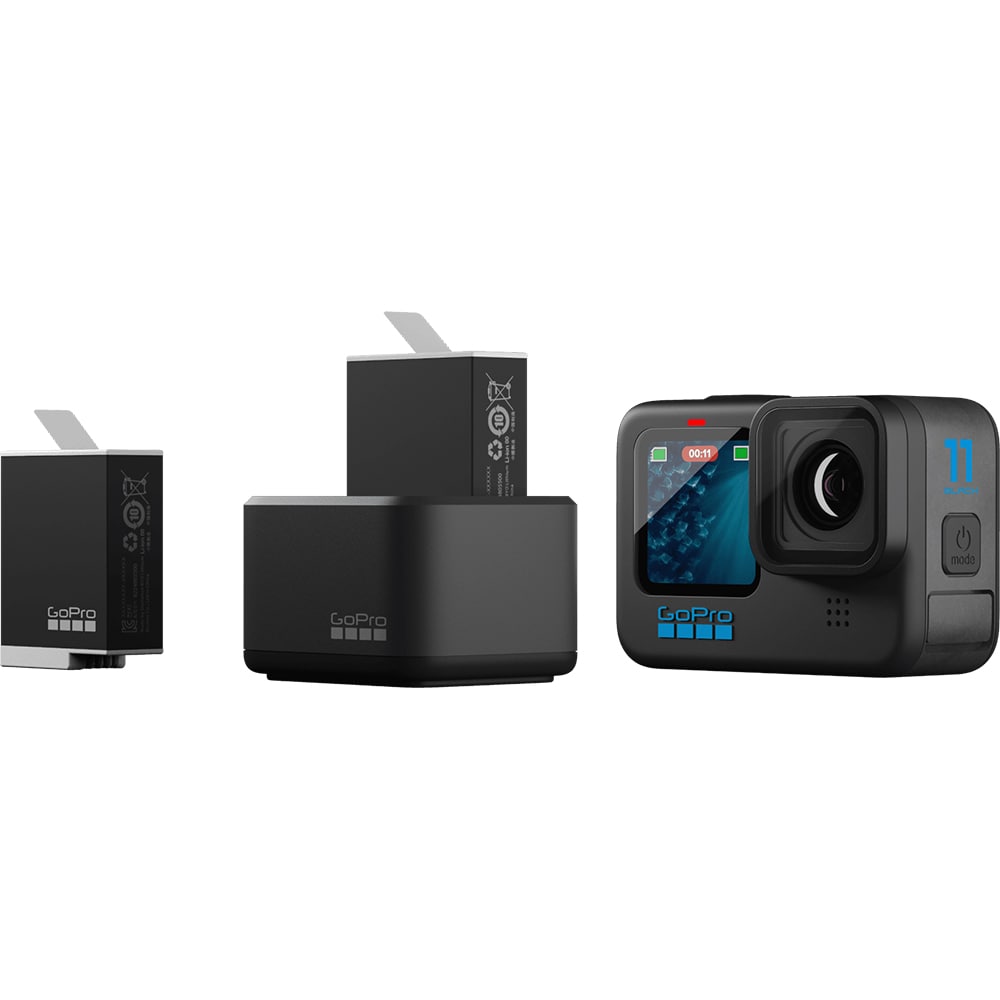 Incarcator dublu GoPro H10B ADDBD-211-EU, 2 acumulatori Enduro, negru