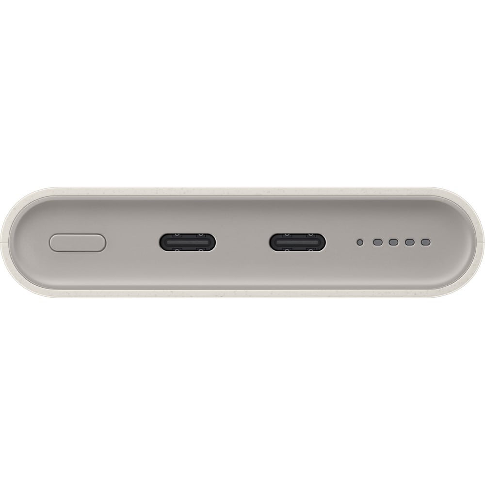 Baterie externa wireless SAMSUNG EB-U2510XUEGEU, 10000 mAh, 2x USB-C, Super Fast Charge 25W, bej