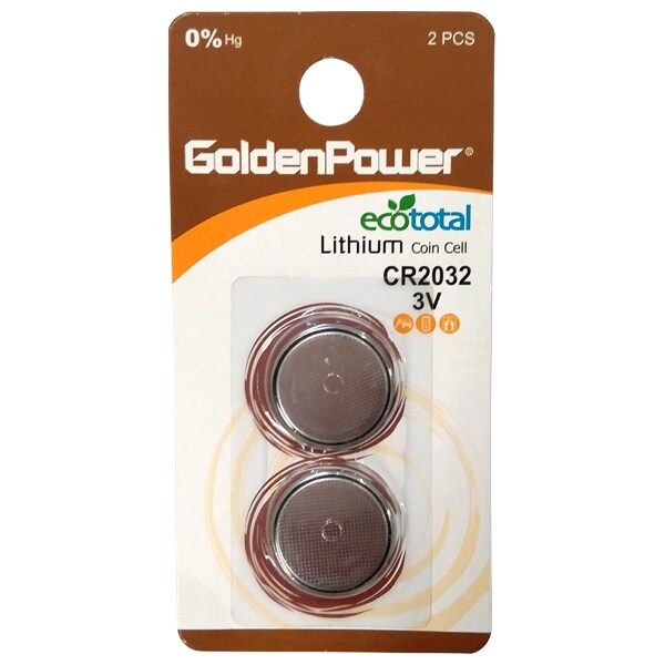 Baterii litiu GOLDEN POWER CR-2032, 2 bucati