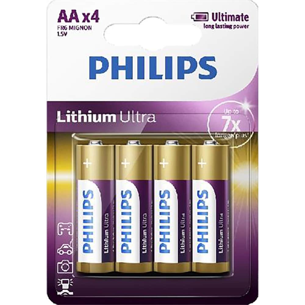 Baterii PHILIPS FR6, AA, 4 bucati