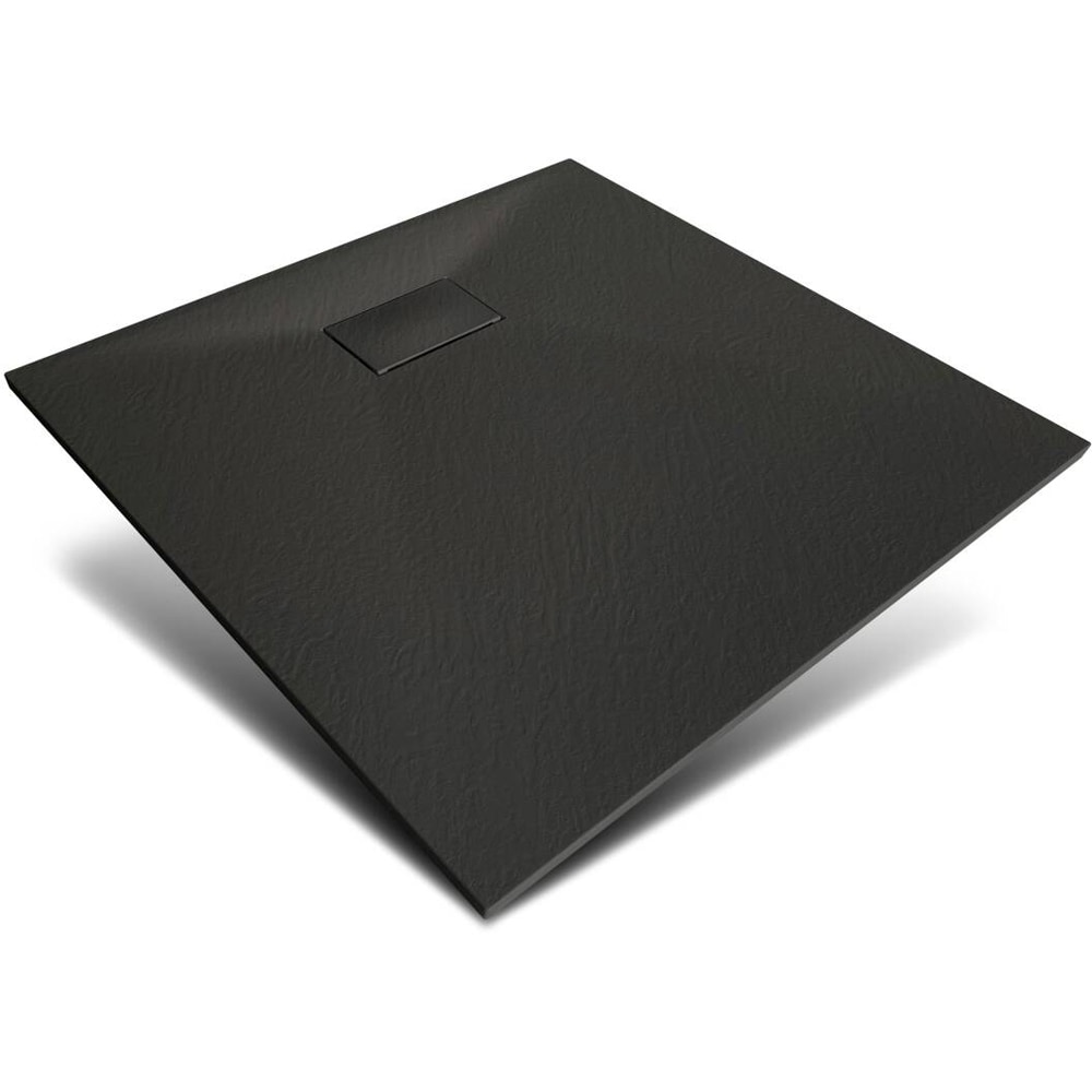 Cadita dus SANOTECHNIK 8080B, 80 x 80 cm, SMC, negru