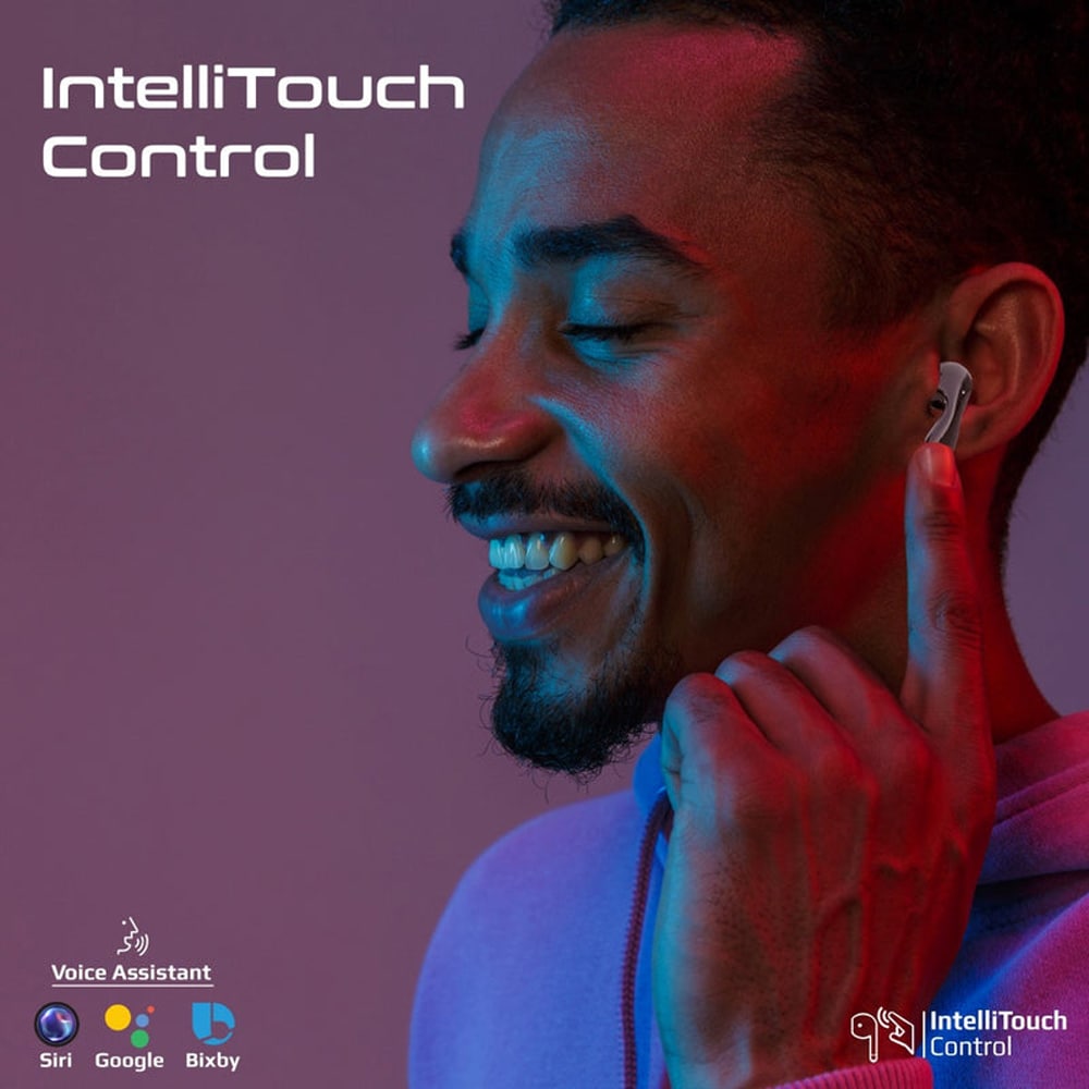 Casti PROMATE Baton, True wireless, Bluetooth, In-ear, Microfon, negru