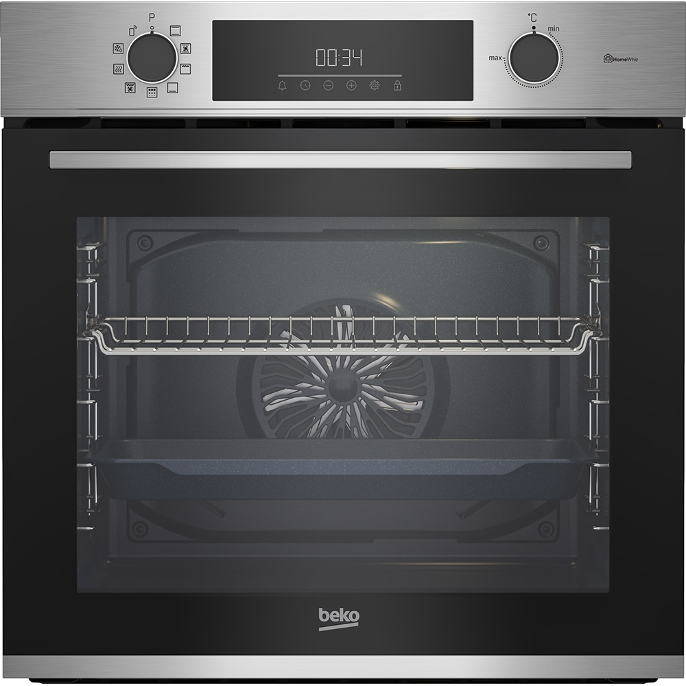 Cuptor incorporabil BEKO BBIE12300XMPC, Electric, Autocuratare SteamShine, 72 l, Clasa A, inox