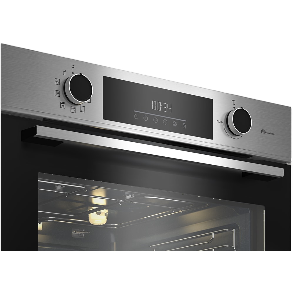 Cuptor incorporabil BEKO BBIE12300XMPC, Electric, Autocuratare SteamShine, 72 l, Clasa A, inox