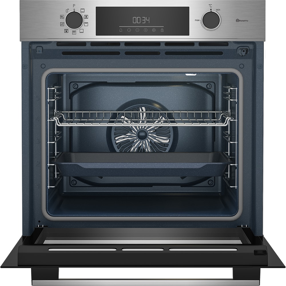 Cuptor incorporabil BEKO BBIE12300XMPC, Electric, Autocuratare SteamShine, 72 l, Clasa A, inox