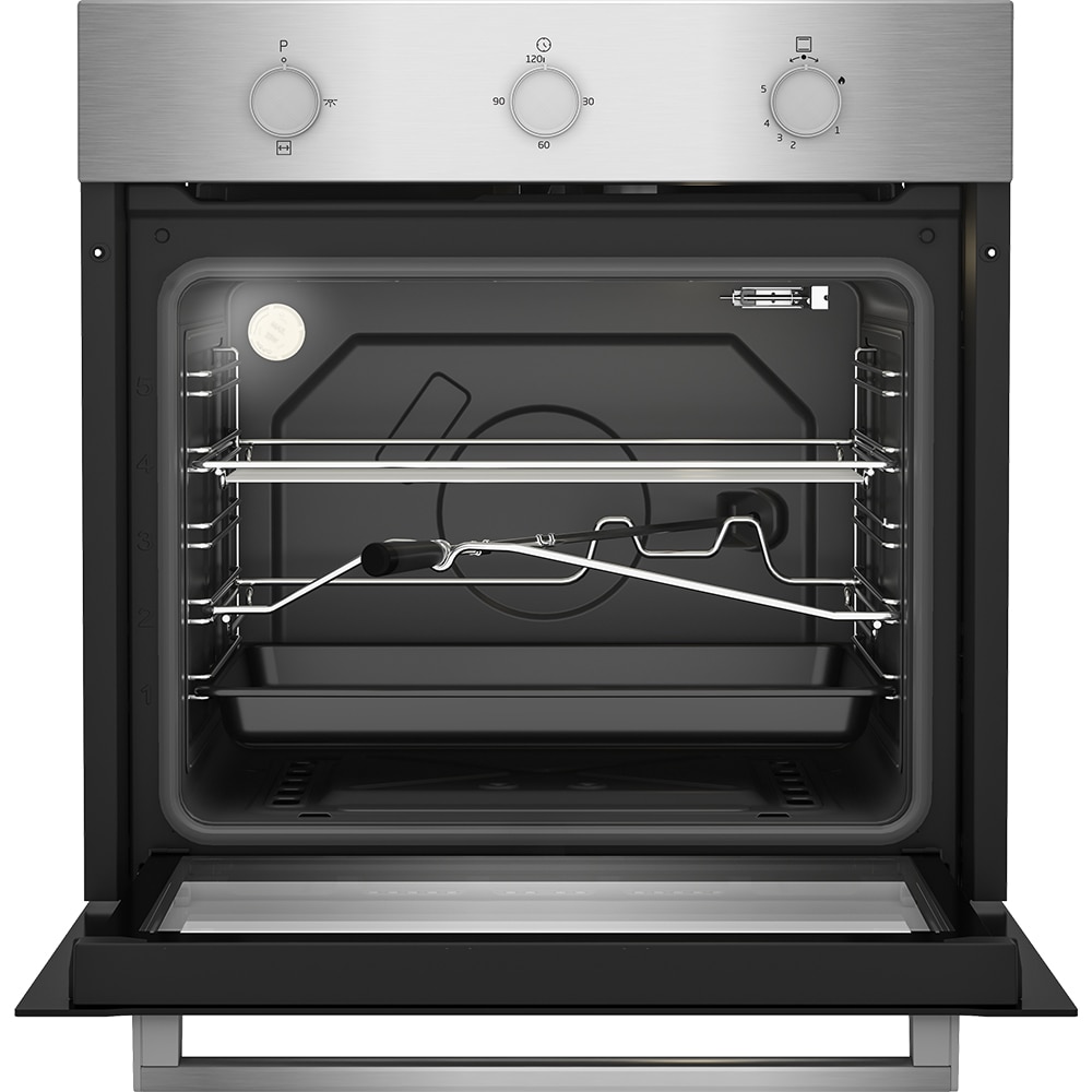 Cuptor incorporabil BEKO BBIGT12100X, Gaz, 66 l, Clasa A, inox