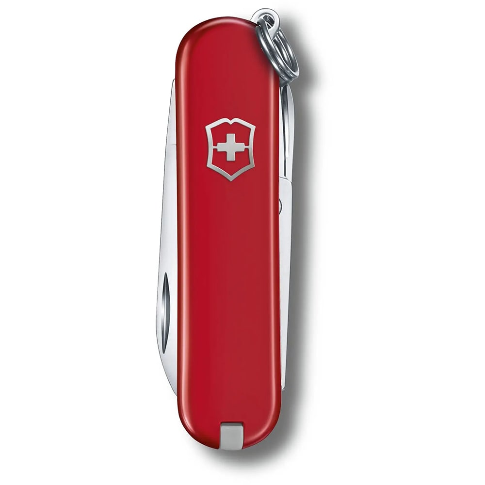 Briceag VICTORINOX Classic SD 0.6223.G, 7 functii, maner ABS, rosu