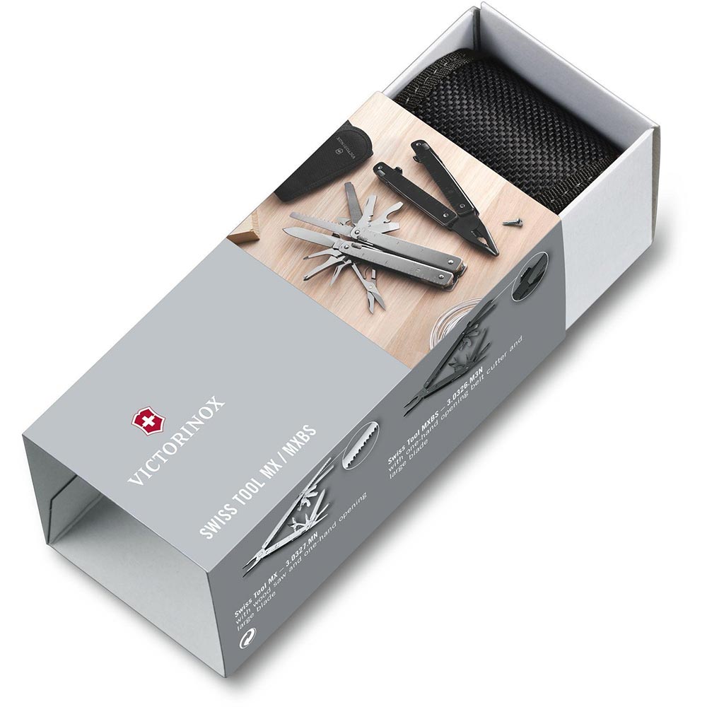 Cleste multifunctional VICTORINOX Swiss Tool Spirit MX 3.0224.MN, maner otel, argintiu
