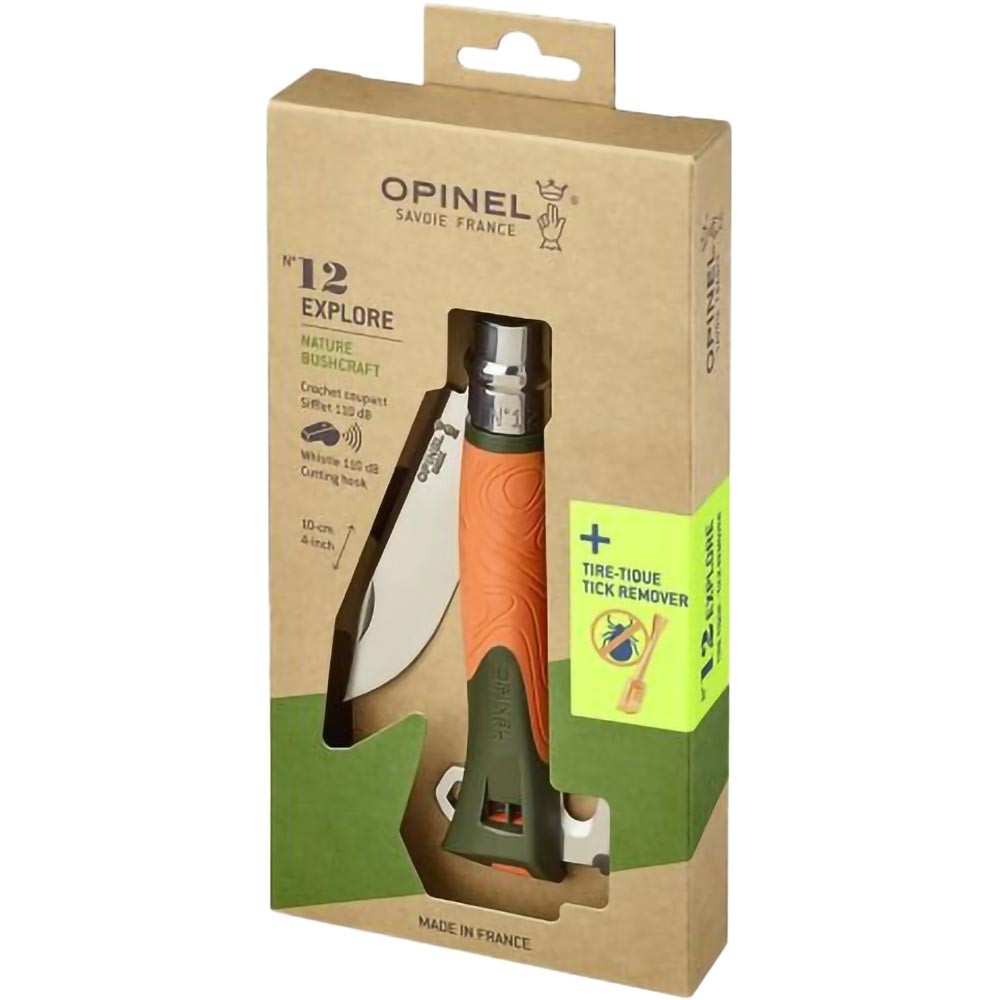 Briceag OPINEL OP002454, maner plastic, portocaliu