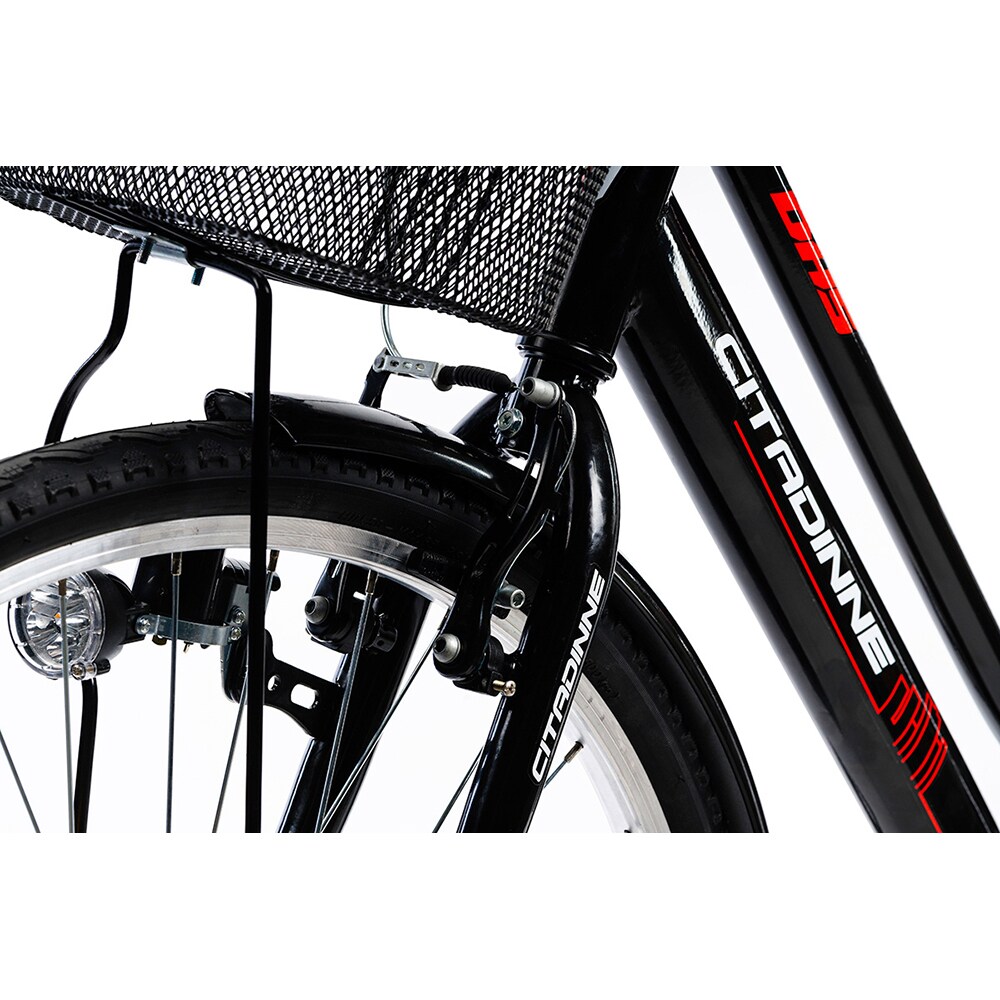 Bicicleta de oras DHS Citadinne 2812 L, roata 28", frana V-brake, negru