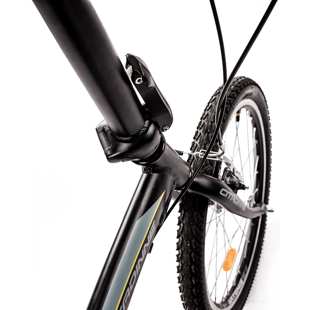 Bicicleta pliabila DHS 2095, roata 20", 6 viteze, schimbator Shimano, frana V-brake, negru