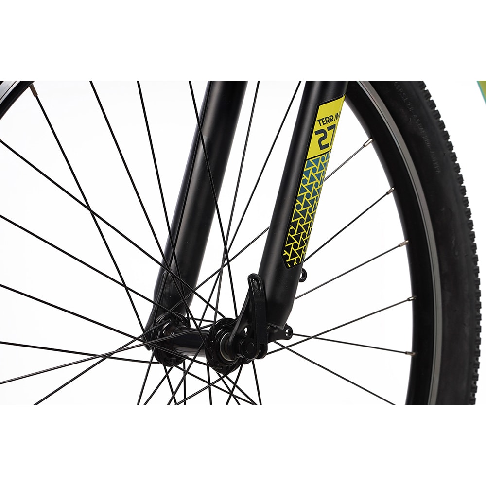 Bicicleta MTB DHS Terrana 2722 S, roata 27.5", 21 viteze, schimbator Shimano, frana V-brake, turcoaz