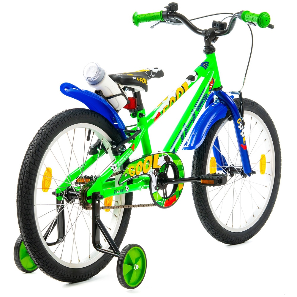 Bicicleta copii DHS Football, roata 20", frana V-brake, verde
