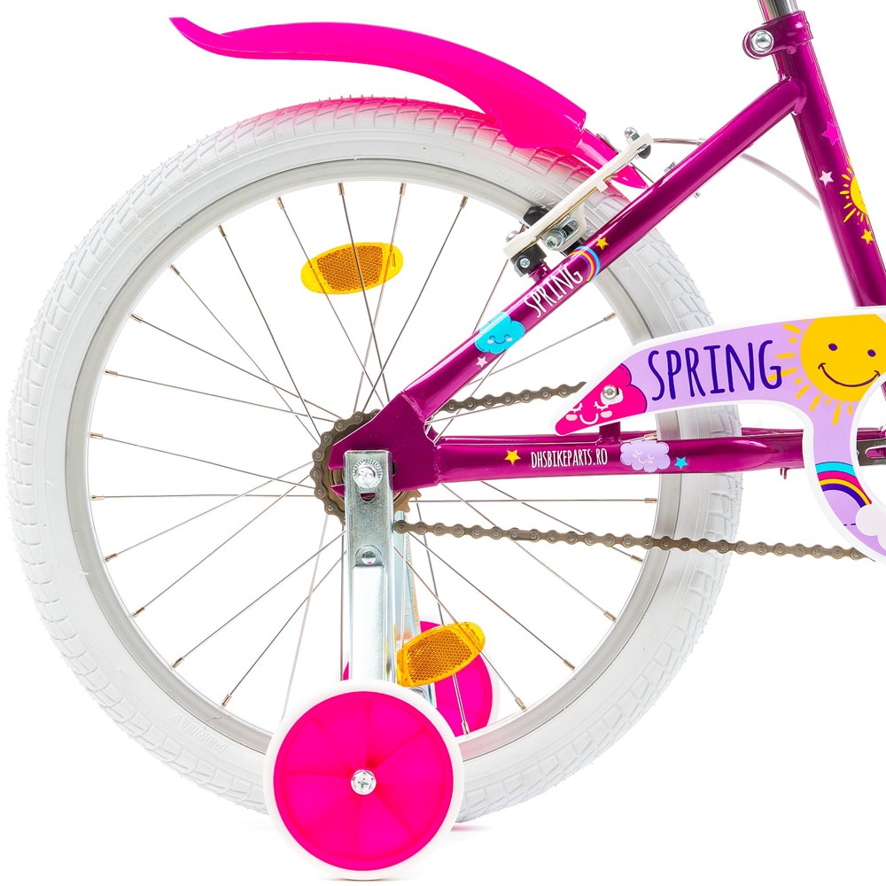 Bicicleta copii DHS Spring, roata 20", frana V-brake, mov