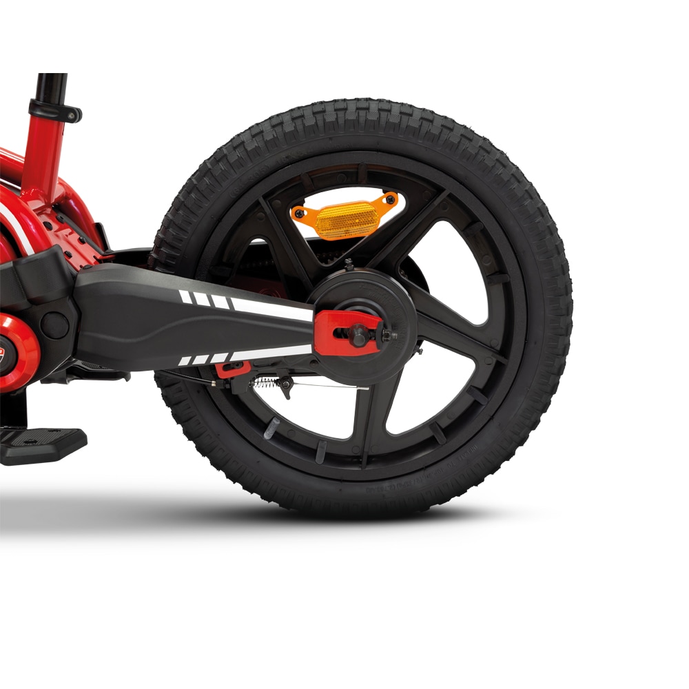 Bicicleta asistata electric DUCATI E-MOTO Kids, roata 16", motor 150W, viteza max 16km/h, rosu