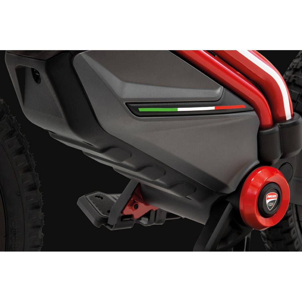 Bicicleta asistata electric DUCATI E-MOTO Kids, roata 16", motor 150W, viteza max 16km/h, rosu