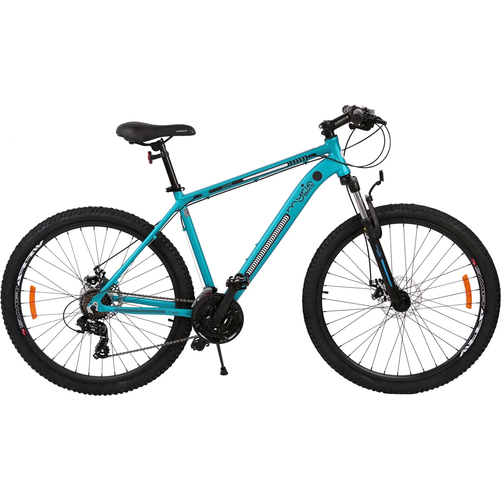 Bicicleta MTB MYRIA MY7246YL Dunk, roata 27.5", 21 viteze, schimbator Shimano, frana disc mecanica, albastru