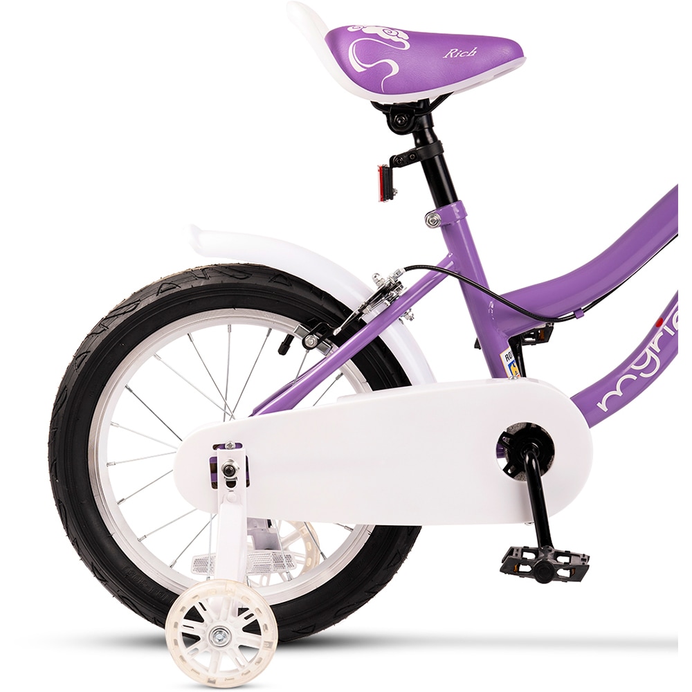 Bicicleta copii MYRIA MY7261PU, roata 16", frana pe janta, mov
