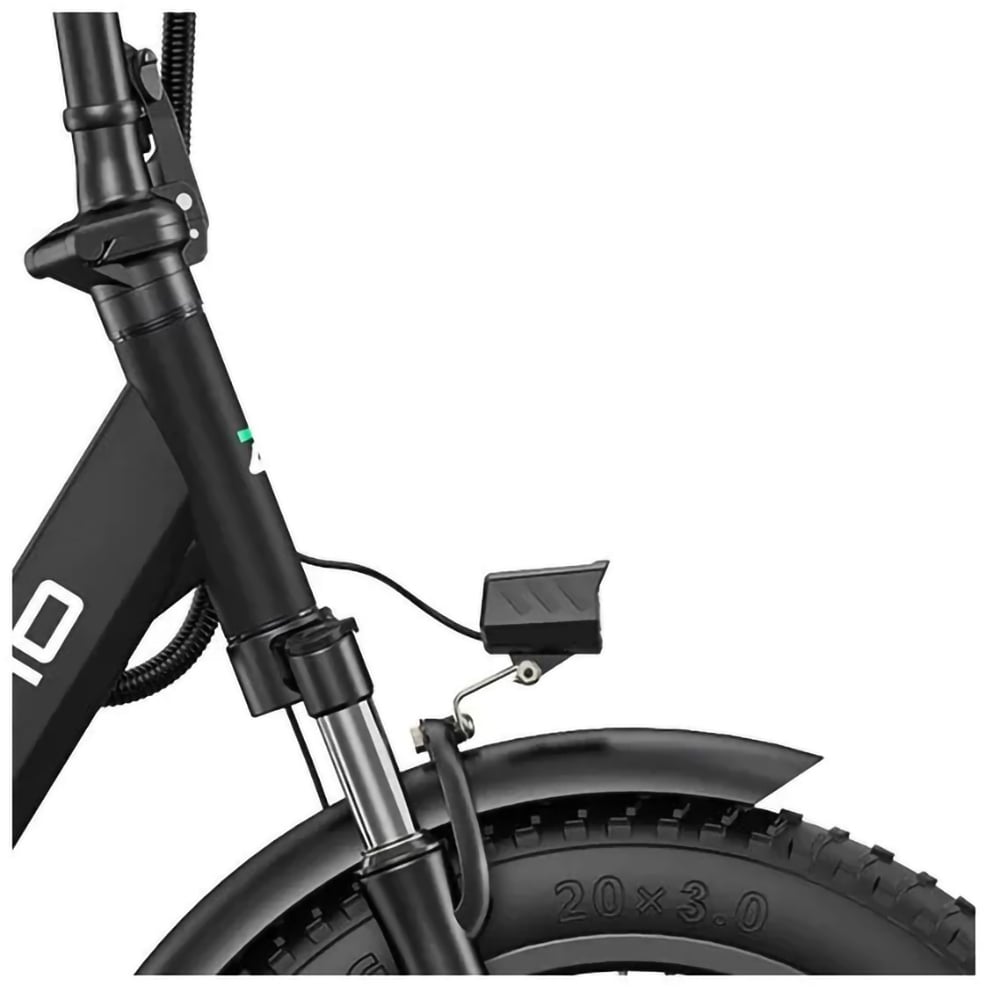 Bicicleta asistata electric ULZOMO Dolphin, roata 20", motor 350W, viteza maxima 25km/h, negru