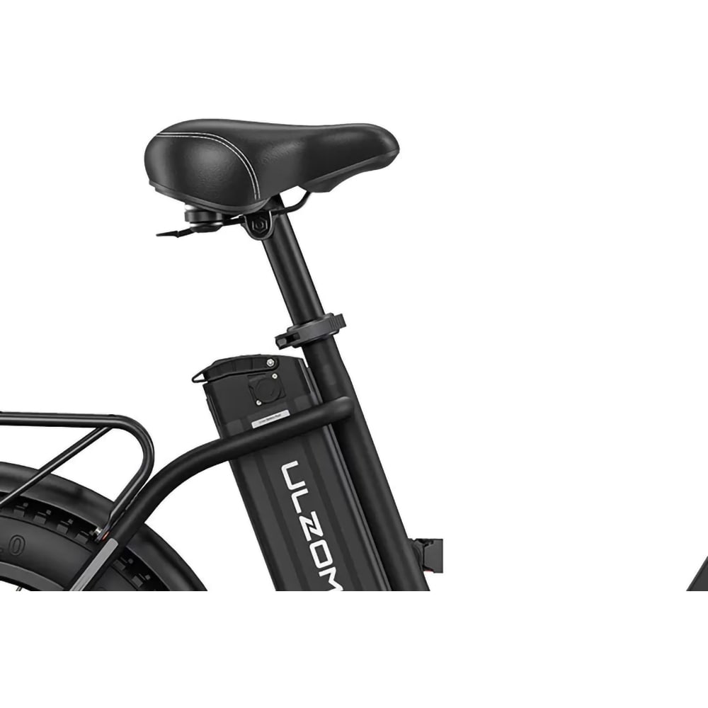 Bicicleta asistata electric ULZOMO Dolphin, roata 20", motor 350W, viteza maxima 25km/h, negru