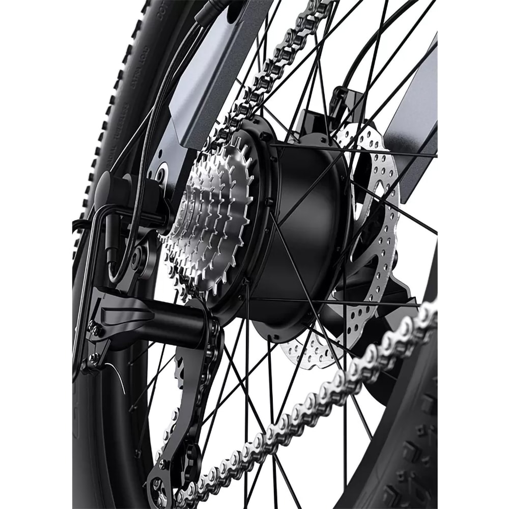 Bicicleta asistata electric ULZOMO Ridge, roata 20", motor 250W, viteza maxima 25km/h, negru