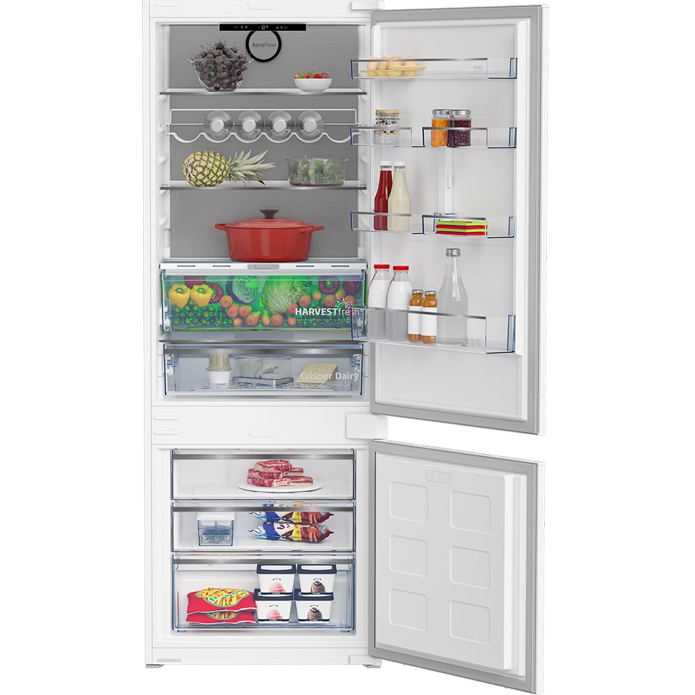 Combina frigorifica incorporabila BEKO BCNE400E50SHN1, No Frost, 370 l, H 194 cm, Clasa D, Wi-Fi