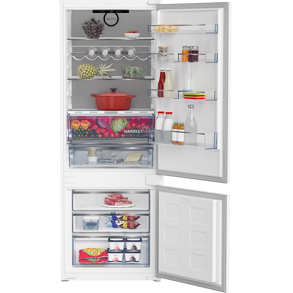 Combina frigorifica incorporabila BEKO BCNE400E50SHN1, No Frost, 370 l, H 194 cm, Clasa D, Wi-Fi