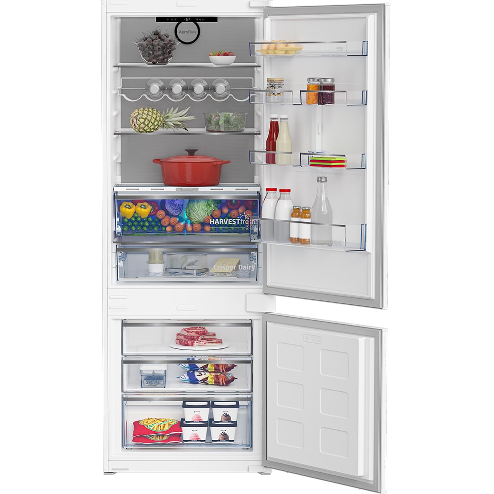 Combina frigorifica incorporabila BEKO BCNE400E50SHN1, No Frost, 370 l, H 194 cm, Clasa D, Wi-Fi