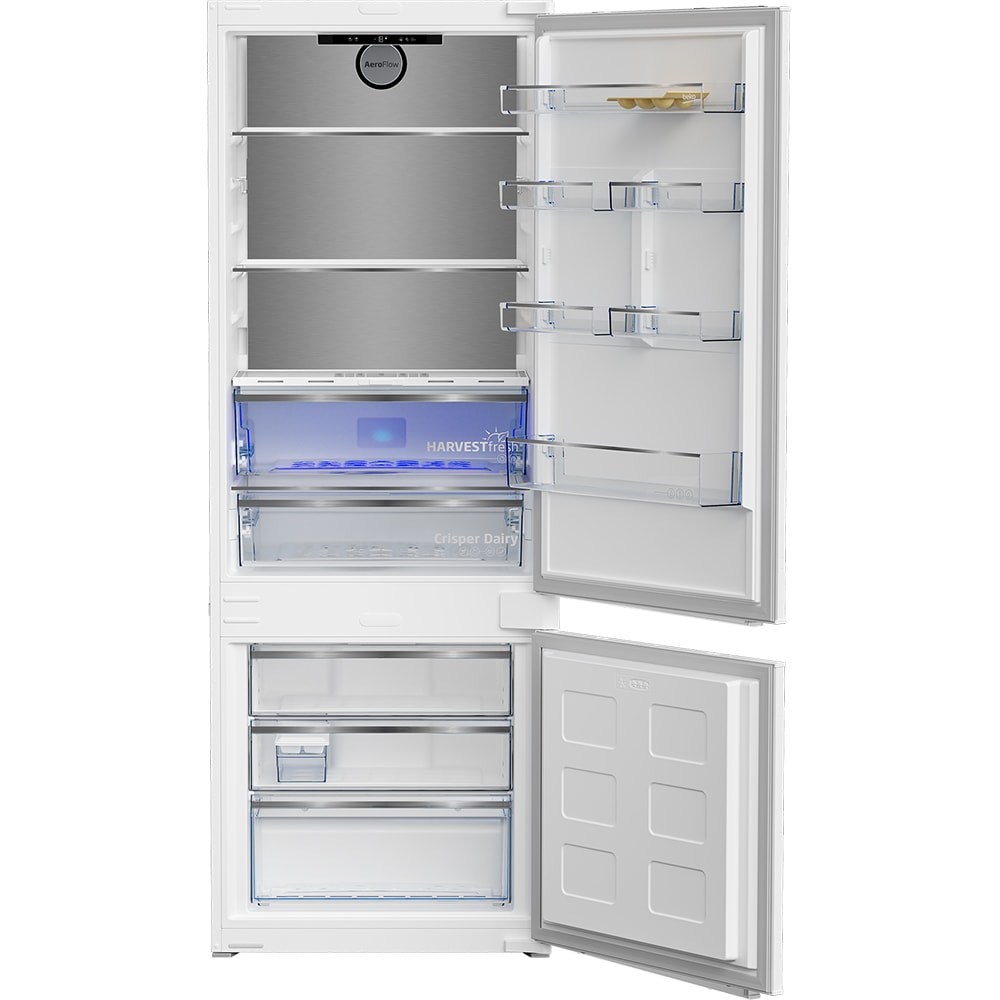 Combina frigorifica incorporabila BEKO BCNE400E50SHN1, No Frost, 370 l, H 194 cm, Clasa D, Wi-Fi