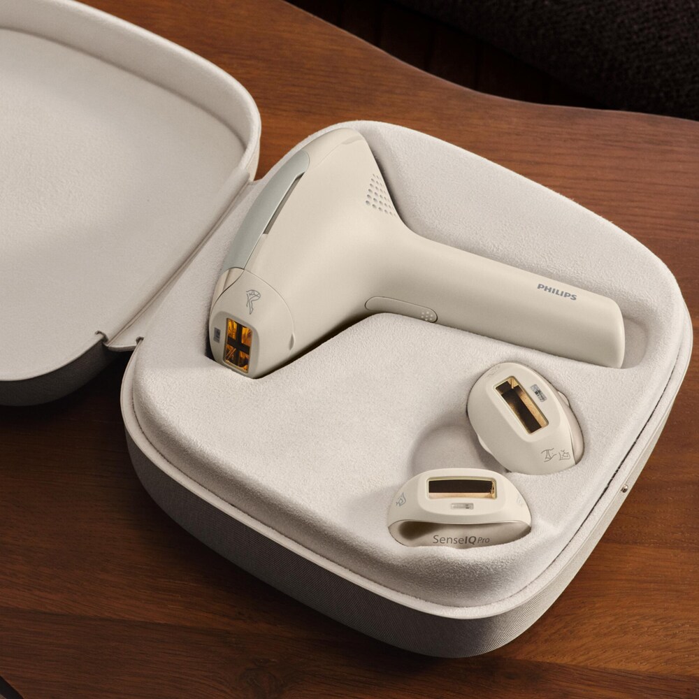 Epilator IPL PHILIPS Lumea 9900 Pro BRC332/0, 450.000 de impulsuri, 3 accesorii, bej