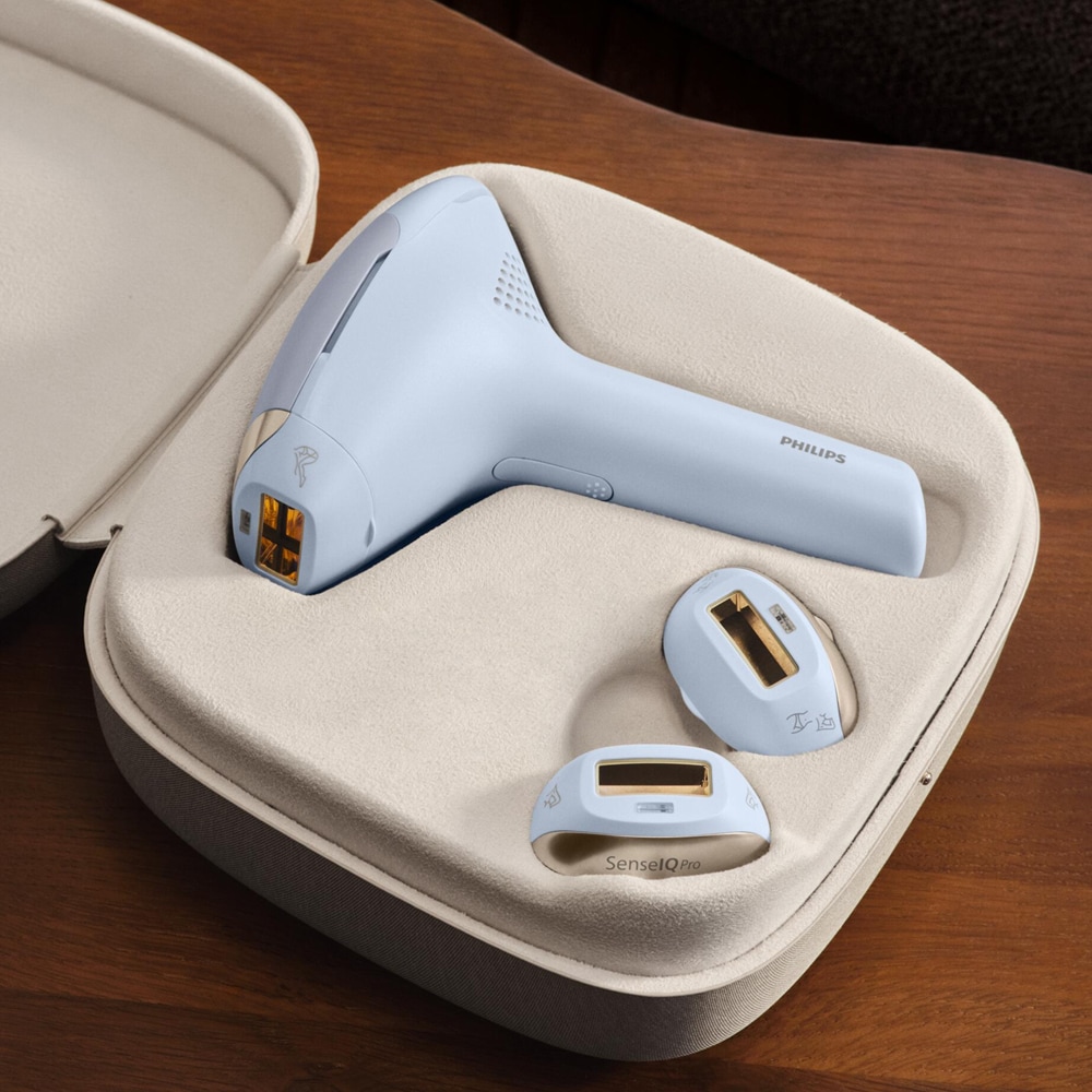 Epilator IPL PHILIPS Lumea 9900 Pro BRC333/00, 450.000 de impulsuri, 3 accesorii, albastru