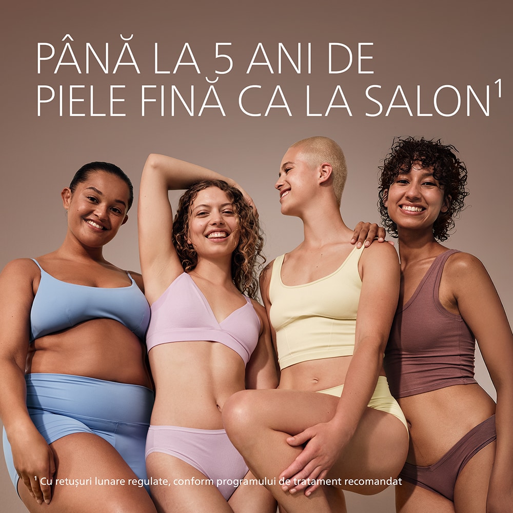Epilator IPL PHILIPS Lumea 9900 Pro BRC344/00, 500.000 de impulsuri, 4 accesorii, alb