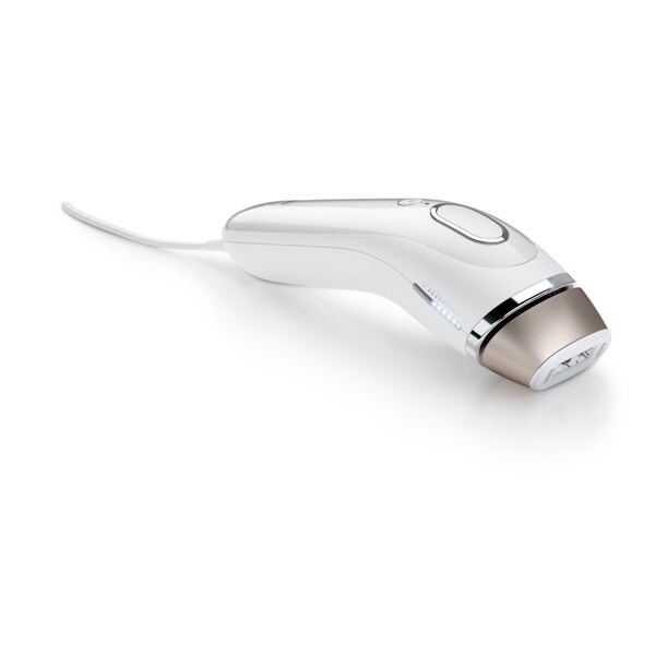 Epilator IPL BRAUN Silk-Expert Body&Face 5001, 120.000 de impulsuri, SensoAdapt, retea, alb + Aparat de ras