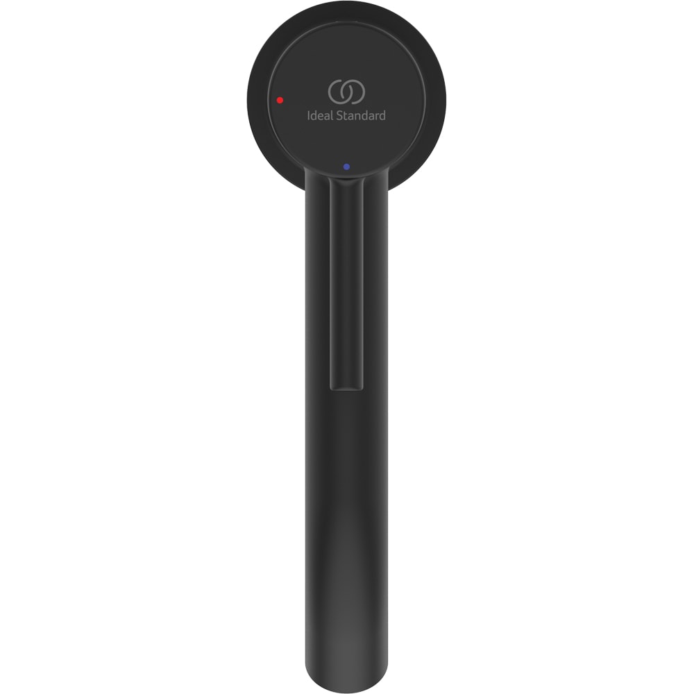 Baterie lavoar IDEAL STANDARD Ceraline Nuovo BD960XG, Pipa inalta, alama sanitara, negru mat